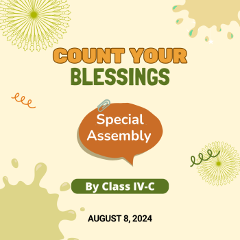 COUNT YOUR BLESSINGS Class IV-C