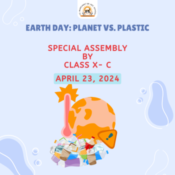 EARTH DAY: PLANET VS. PLASTIC Class X-C