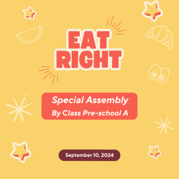 EAT RIGHT Class Pre-school A